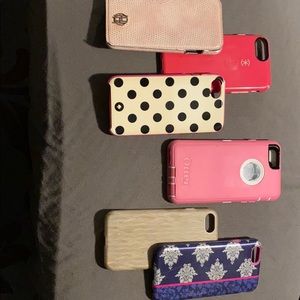 IPhone 6/7 Cases Six Name Brand Good-Great Shape!!